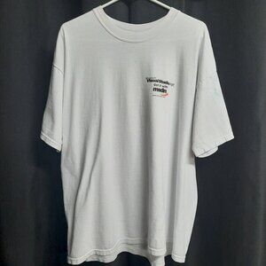 Vintage Y2K Microsoft Net Promo T-shirt Men's Size XL White 2002 Double Sided